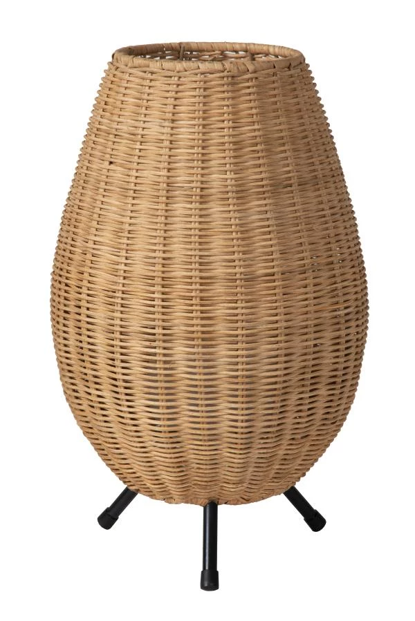 Lucide COLIN - Table lamp - Ø 22 cm - 1xG9 - Light wood - off